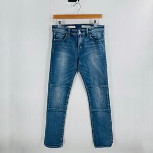 Pilcro and the Letterpress Women’s Size 30 Parallel Jeans Blue Slim Straight